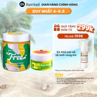 Bộ đôi tẩy tế bào chết cho môi, da dầu và cơ thể Free Body& hair scrub 330g+ lip scrub Sweet Talker 20g