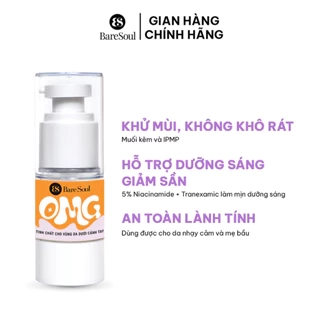 Livestream [ MÀU TÍM ] Serum nách khử mùi, giảm sần & dưỡng trắng Baresoul Underarm Serum 20g