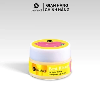 Mặt nạ ngủ môi kiêm son dưỡng môi, dưỡng ẩm hỗ trợ cấp ẩm, mềm mượt môi Baresoul Best Kisser Lip Butter & Mask 10g