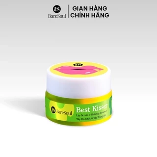 Tẩy Da Chết Môi Kiêm Tẩy Trang Môi hỗ trợ giảm thâm sần BareSoul Best Kisser Lip Scrub & Make Up Remover 20g