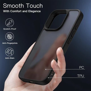 Ốp Chính Hãng BIG - Likgus Nhám Sạc Không Dây Chống Sốc, Chống Vân Tay Dành Cho IP 16 15 14 13 12 11