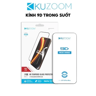 Kính Cường Lực 9D Trong Suốt Không Lẹm Viền Kuzoom Chống Bám Bụi Màng Loa Cho X-11-12-13-14-15-16...