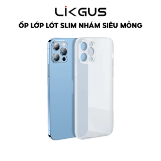 Ốp Lưng Likgus Lớp Lót Slim Nhám Siêu Mỏng, Không Ố Vàng, Chống Vân Tay Dành Cho 11-12-13-14-15-16
