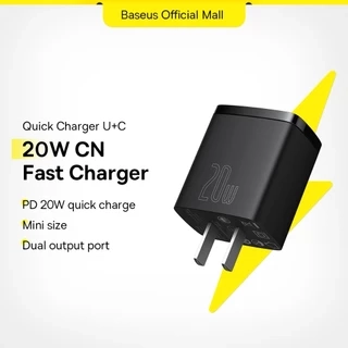 Bộ sạc Baseus cổng loại C/PD 20W hỗ trợ sạc nhanh