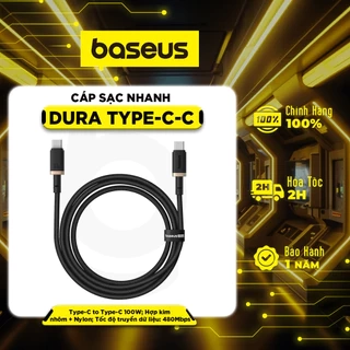 Cáp Sạc Nhanh Baseus Dura Series Fast Charging Cable Type-C to Type-C 100W
