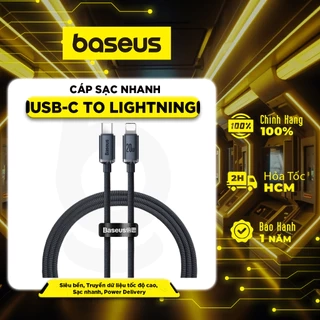 Cáp sạc nhanh, truyền dữ liệu tốc độ cao siêu bền Type C to iP Baseus Crystal Shine Series