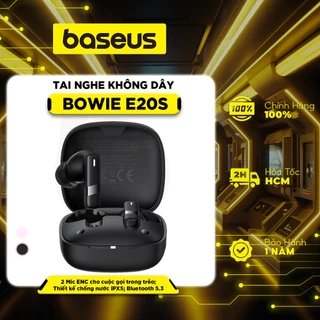 Tai nghe Bluetooth True Wireless Baseus Bowie Wm02 bluetooth 5.3 25h sử dụng App điều khiển