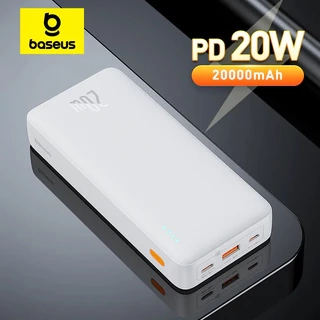 Sạc Dự Phòng Baseus Airpow 20000mAh Sạc Nhanh 20W Với Pin Lithium Polymer Có Hỗ Trợ Làm Mát Cho Điện Thoại