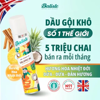 Dầu Gội Khô Batiste Hương Hoa Hồng - Batiste Dry Shampoo Rose Gold Radiant Rose 200ml