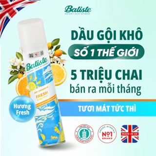 Dầu Gội Khô Batiste Tươi Mát Tức Thì - Batiste Dry Shampoo Light & Breezy Fresh 200ml