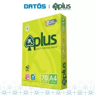Giấy in A4 IK Plus 70gsm, 500 tờ/ Ream, nhập khẩu từ Indonesia.
