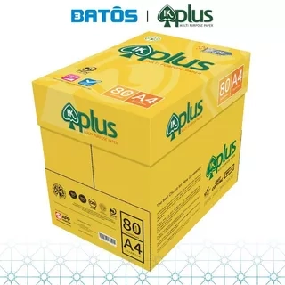 Thùng Giấy A4 IK Plus 70gsm (5 reams), nhập khẩu từ Indonesia.