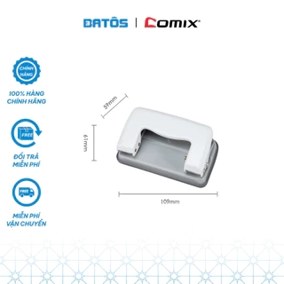 Đục lỗ Comix B2914N 12 tờ, B2915N 25 tờ, B2917N 35 tờ - màu trắng sữa