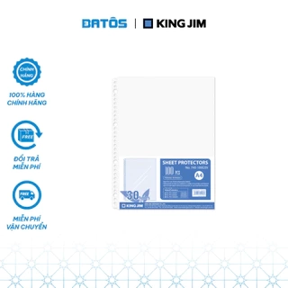 Bìa lỗ ,sơ mi lỗ King Jim 740-100GSV, bền chắc có thể sử dụng nhiều lần.