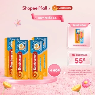 Bộ 4 Viên sủi bổ sung Vitamin Berocca Performance Mango 10 Viên / Tuýp