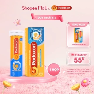 Viên sủi bổ sung Vitamin C và D và Kẽm Redoxon Triple Action 10 viên