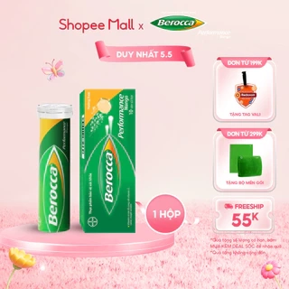 Viên Sủi Bổ Sung Vitamin BEROCCA Performance Hộp 10 Viên Hỗ Trợ Tăng Cường Sức Đề Kháng