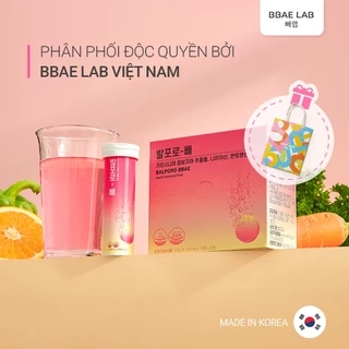 Hộp sủi chuyển hoá chất béo Balporo BBae Hàn Quốc, hỗ trợ giảm cân, dưỡng da sáng mịn, phân phối độc quyền bởi BBae Lab