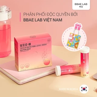Viên sủi chuyển hoá chất béo Balporo BBae Hàn Quốc, hỗ trợ giảm cân, dưỡng da sáng mịn, phân phối độc quyền bởi BBae Lab
