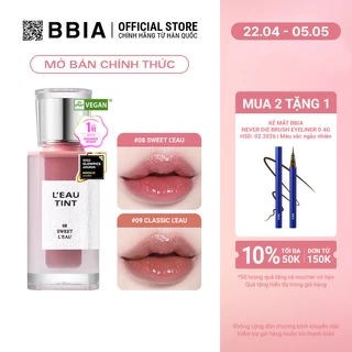 Son tint bóng Thuần Chay Bbia Leau Tint (7 màu) 4.5g Bbia Official Store