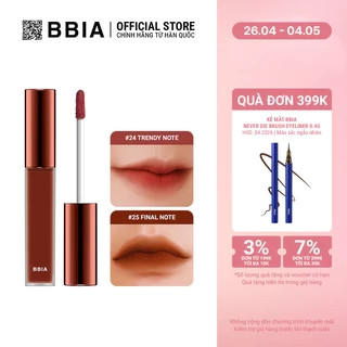 Son kem BBIA Last Velvet Lip Tint Version 3 (5g)