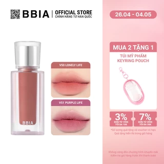 Son kem thuần chay tone MLBB Bbia Last Velvet Tint (5g)