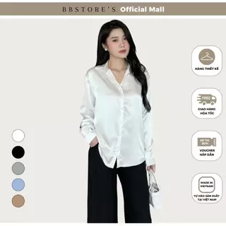 BBSTORE’S Áo Sơ Mi Công Sở Vải Lụa Mát Không Nhăn - TK18