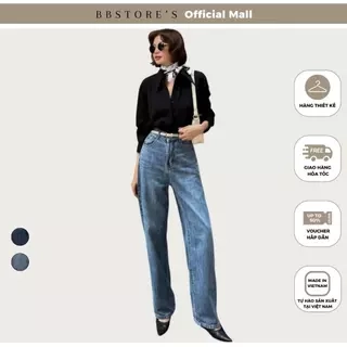 BBSTORE’S Quần Jean Suông Form Dài Tôn Dáng - Q2183S