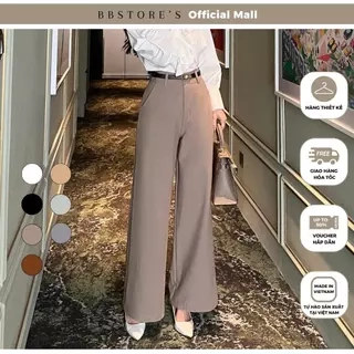 BBSTORE'S Quần Suông Công Sở Lưng Cao Thanh Lịch Và Hiện Đại - TK01