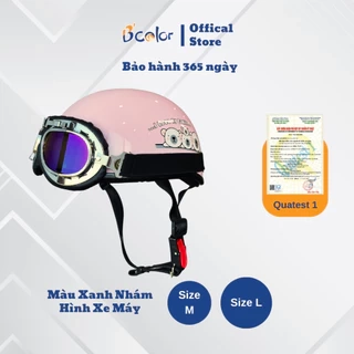 Mũ bảo hiểm B'color màu hồng Pastel