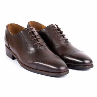 Giày Tây Cao Cấp SIR CLASSIC OXFORD - OF34 - Da Bò Ý Lót Trong Da Bò Mộc - Thương hiệu Be Classy
