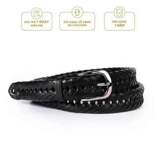 Thắt lưng Da Đan, da Bò thật - CLASSIC MESH BELT - BE30 - Thương hiệu Be Classy