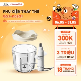 Phụ Kiện Máy Xay Ăn Dặm D02Q1 Bear Cối Xay & Nắp Lưỡi Dao Xay Sắc Bén Máy Xay Mini Thực Phẩm Cho Bé 0.6L