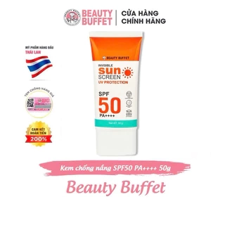 Kem chống nắng Beauty Buffet Invisible Sunscreen UV Protection SPF 50 PA++++ 50g