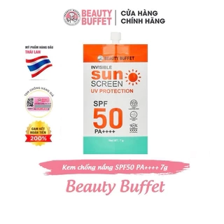 Kem chống nắng Beauty Buffet Invisible Sunscreen UV Protection SPF 50 PA++++ 7g
