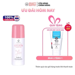 Lăn khử mùi và dưỡng sáng vùng da dưới cánh tay Scentio Pink Collagen Radiant & Firm Deodorant 50ml