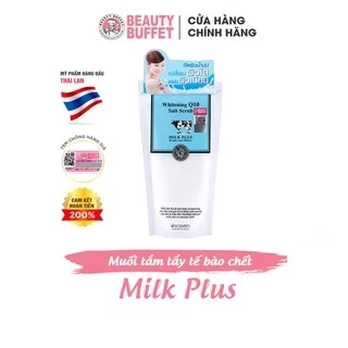 Muối tẩy tế bào chết dưỡng sáng Scentio Milk Plus Brightening Q10 Salt Scrub 300g