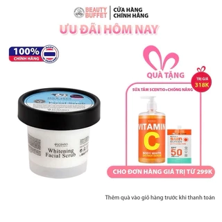 Tẩy Tế Bào Chết Da Mặt Sáng Da Scentio Milk Plus Whitening Q10 Facial Scrub 100ml