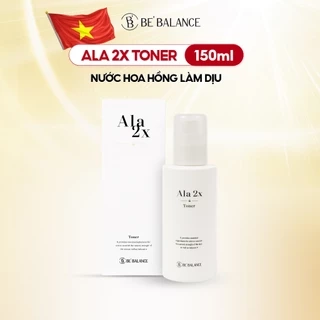 Nước Hoa Hồng Toner Giảm Mụn Be'Balance ALA 2X TONER giúp Chăm Sóc Da có Vấn Đề về Mụn 150ml
