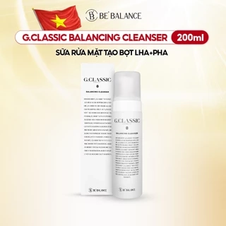Sữa rửa mặt Be'Balance GCLASSIC BALANCING CLEANSER giúp Hỗ Trợ Làm Chậm Quá Trình Lão Hoá và Chăm Sóc Da Mụn 200ml