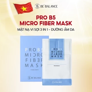 Mặt Nạ Vải Vi Sợi Be'Balance PRO B5 MICRO FIBER MASK 3in1 Làm Đẹp Da 1 hộp 10 miếng