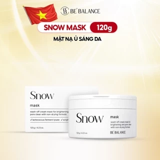 Mặt Nạ Ủ Sáng Da Be'Balance SNOW MASK giúp Làm Dịu và Cấp Ẩm Chuyên Sâu 120g