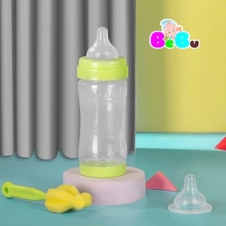 Bình sữa cổ hẹp cho bé Bebu bằng nhựa Tritan kháng khuẩn (200ML)