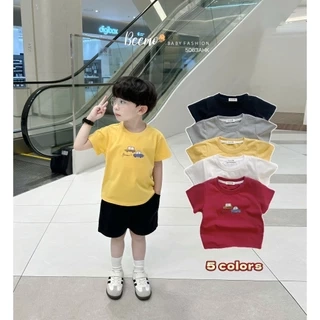 Áo phông cộc tay Beemo in hình ô tô vải cotton 4C mềm mại mặc mùa hè cho bé 9-24kg 5063AHK