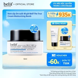 Kem cấp ẩm suốt 48 giờ Belif The True Cream Moisturizing Bomb 50ml