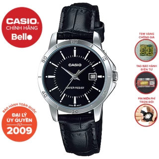 Đồng hồ Nữ dây da Casio LTP-V004 chính hãng bảo hành 1 năm Pin trọn đời