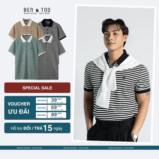 Áo Polo Form CASUAL FIT CS1300BD291 BEN &TOD co giãn trẻ trung thoải mái nam tính