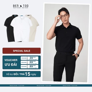 Áo polo nam basic form REGULAR R1300BB131 chất cotton cao cấp, áo thun có cổ basic đứng form thoáng mát nam tính