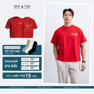 Áo Thun Nam 54 Dân Tộc Form Boxy OB1210 BE578 chất liệu cotton thoáng mát nhanh khô chuẩn form cao cấp Ben & Tod