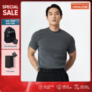 Áo thun RAGLAN cổ tròn form BODY BEN & TOD 20219 vải cotton, mềm mịn, co giãn, nam tính